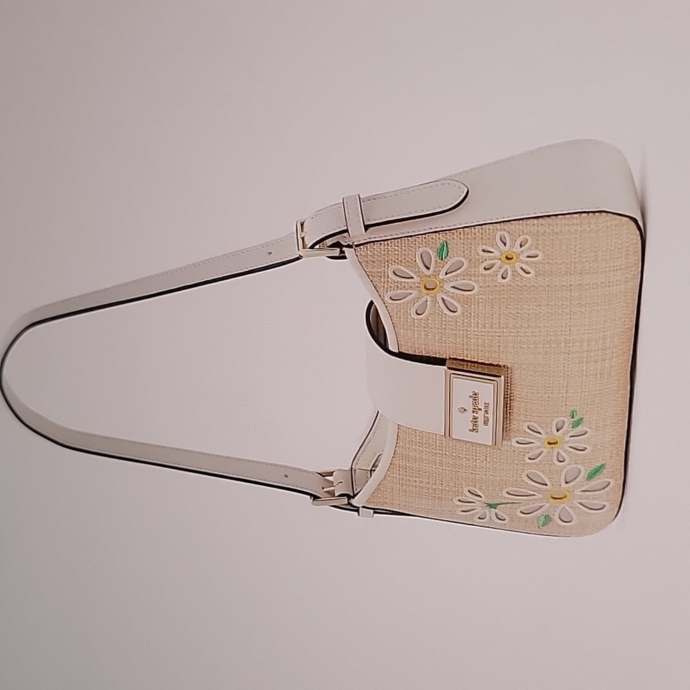 Kate Spade Cream Floral Embroidered Women's Bag - Picture 7 of 7
